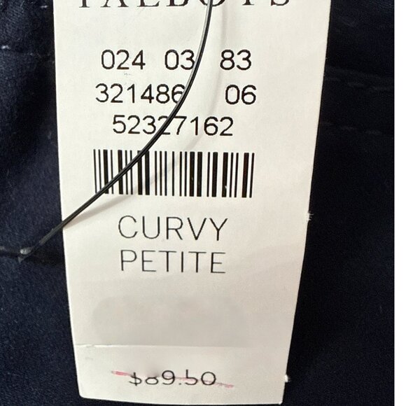 Talbots Perfect Chino Petite Straight Leg Pants Navy Brown Olive NWT Stretch - Picture 11 of 13